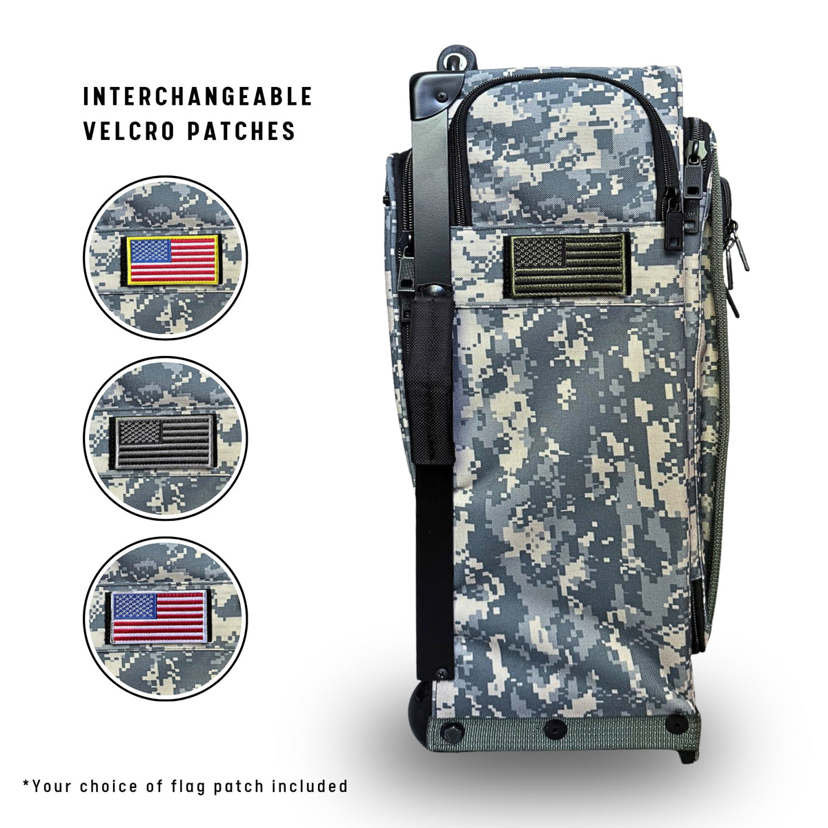 The Paratrooper – Patriot Squadron - 22” Rolling Bag