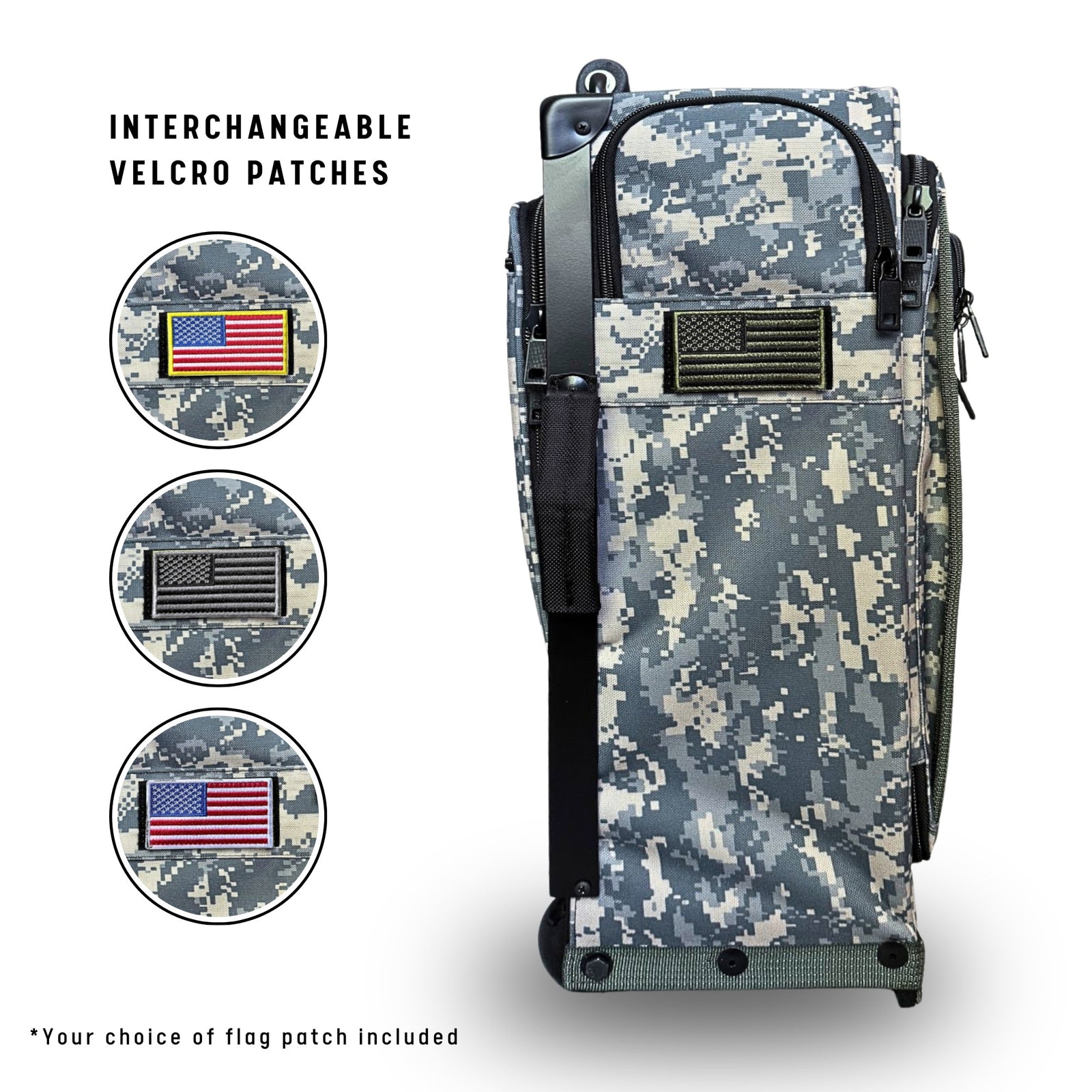 The Paratrooper – Patriot Squadron - 22” Rolling Bag