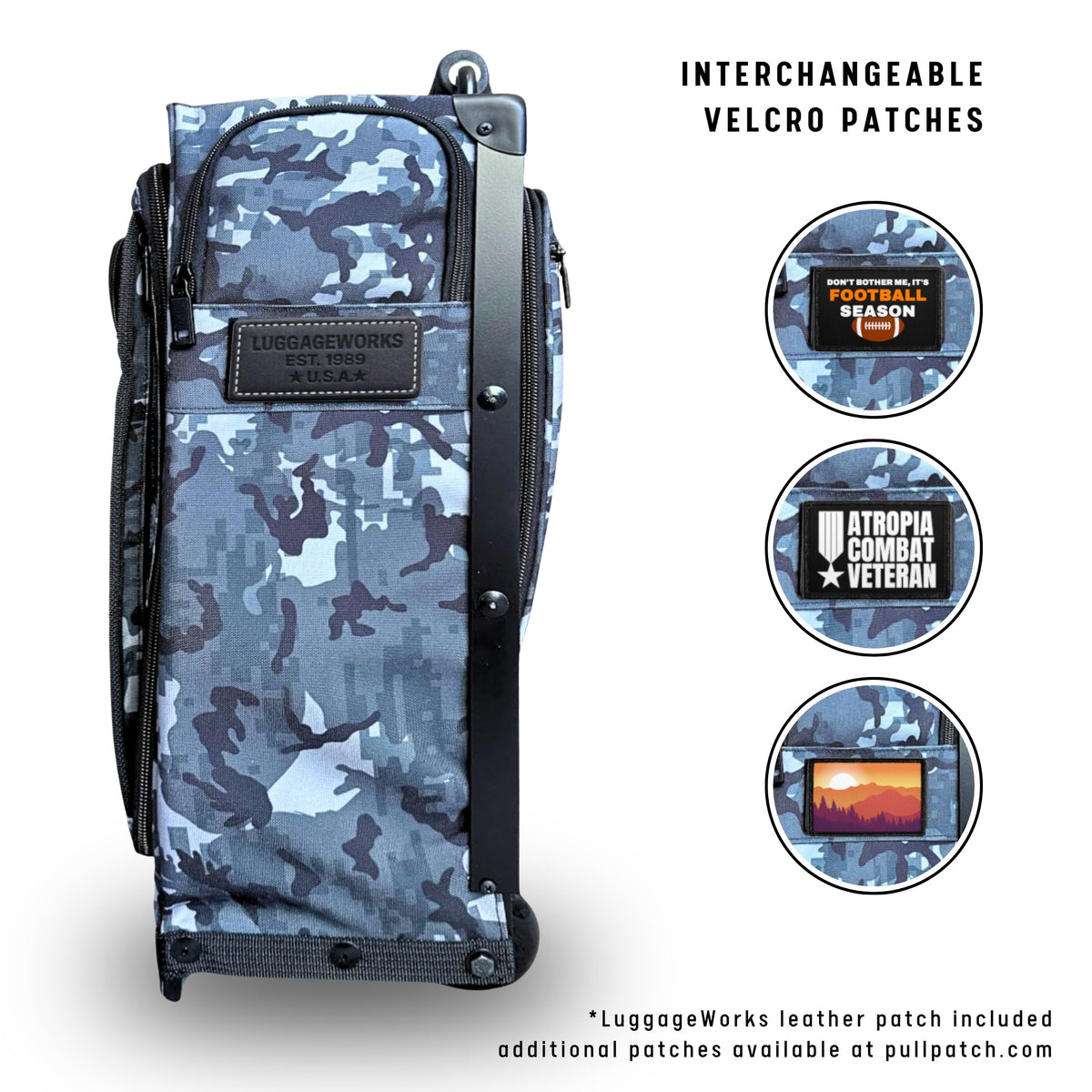 The Black Hawk – Patriot Squadron - 22” Rolling Bag