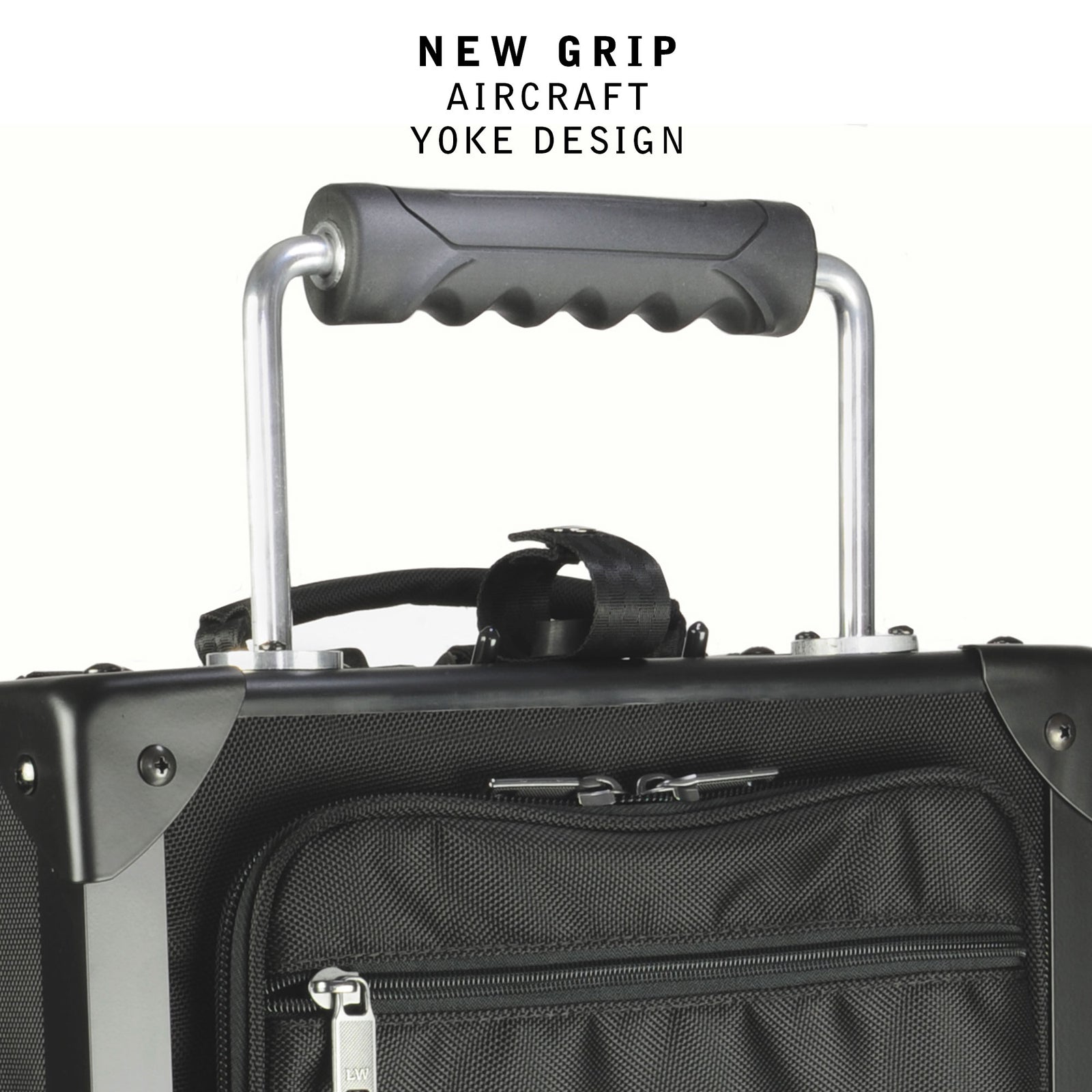 LuggageWorks luggage handle with yoke grip